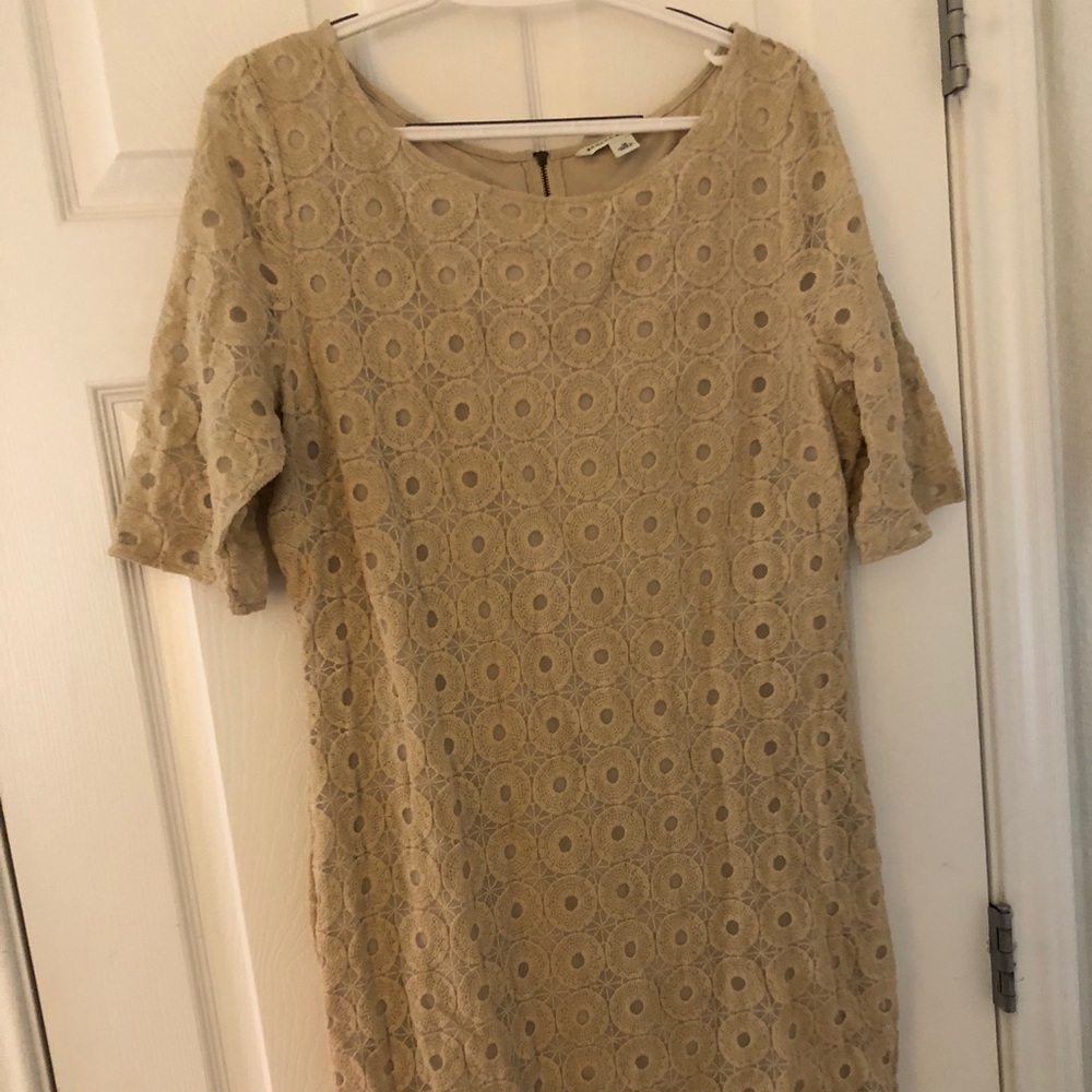 Women’s Banana Republic Dress - Tan Floral